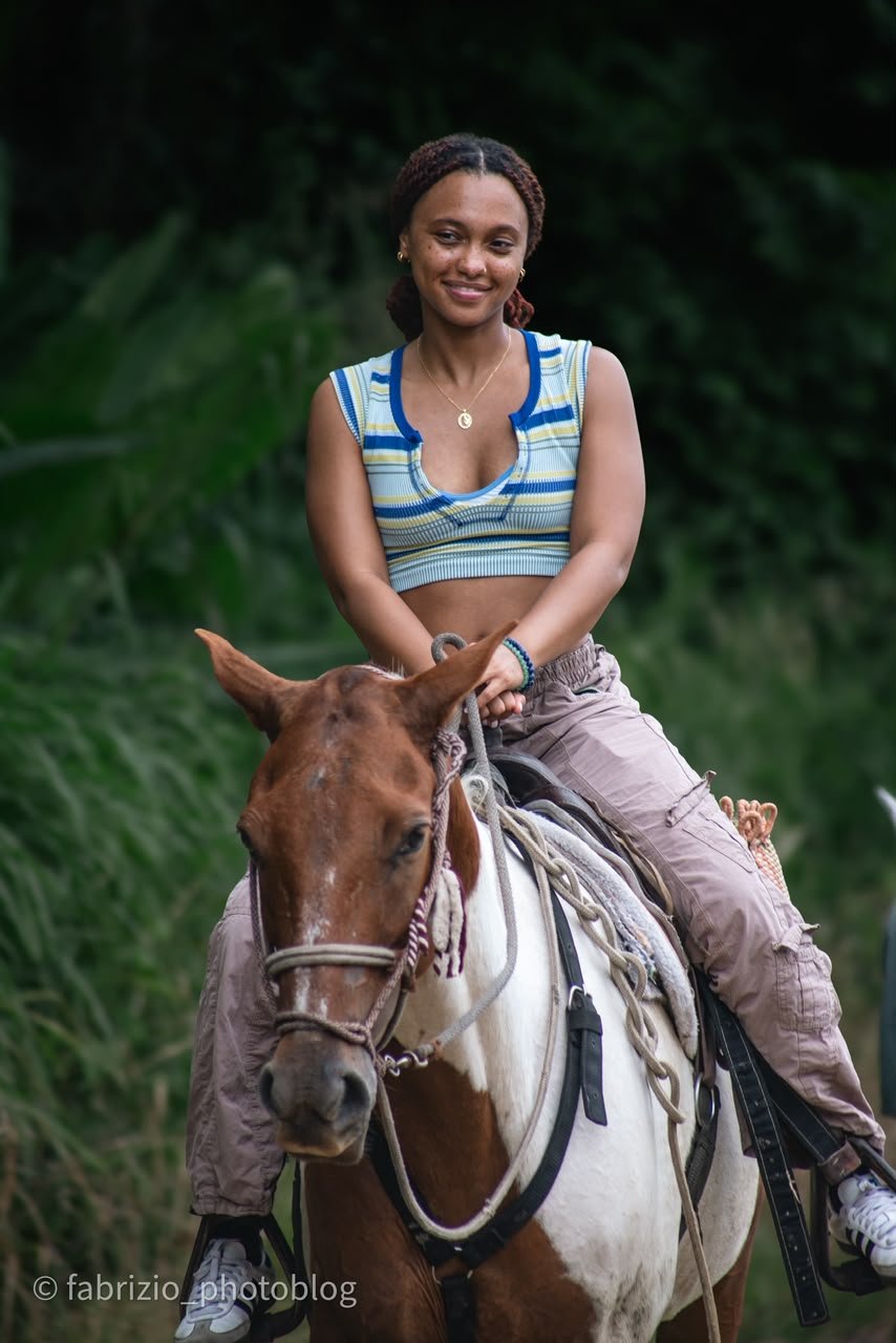 Private rainforest horseback riding trail near Jaco