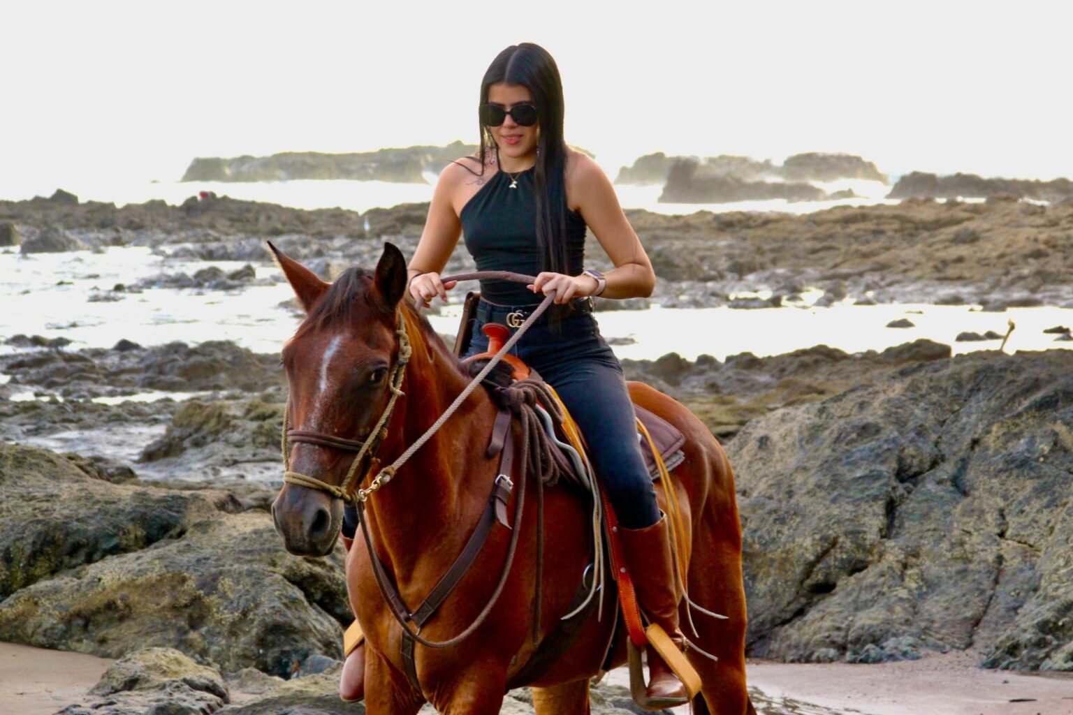 Scenic views on Jaco horseback riding experience